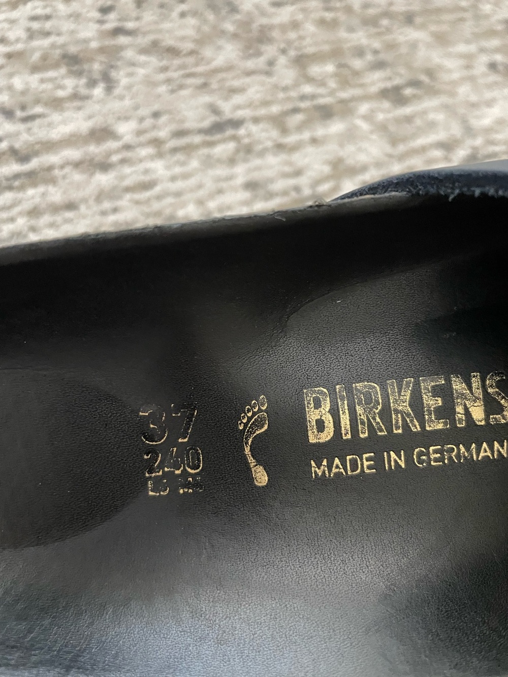 Birkenstock Madrid Big Buckle Navy Blue Sandals Size 37 - Picture 6 of 10